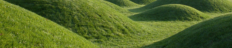 Rasenhügel im Sheridanpark Augsburg