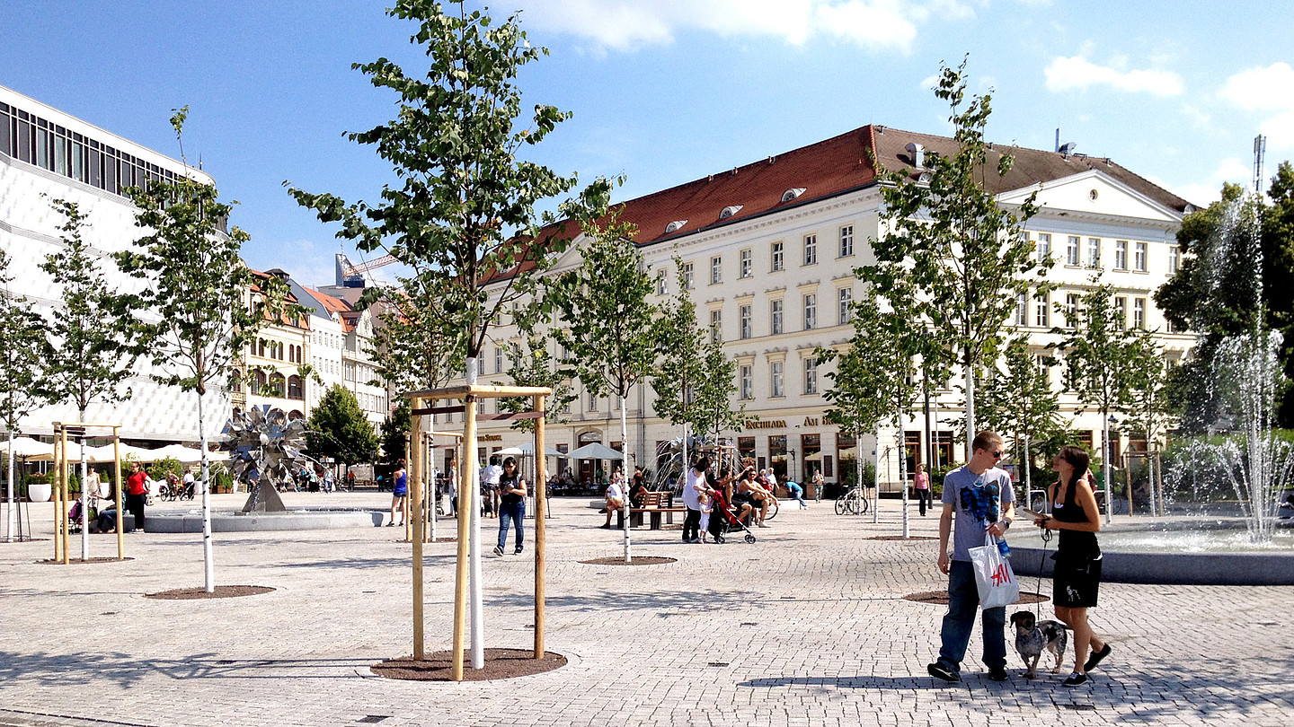 Richard-Wagner-Platz Leipzig | Lohaus Carl Köhlmos Landschaftsarchitektur